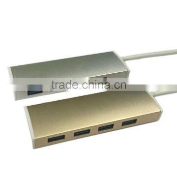 Prenium High-speed Aluminum 4 Port Usb 3.0 Hub From Usb Hub Suppliers With USB 3.0 Cable photo-3