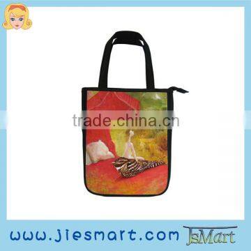 Straight handbag art printing custom sublimation printing bag