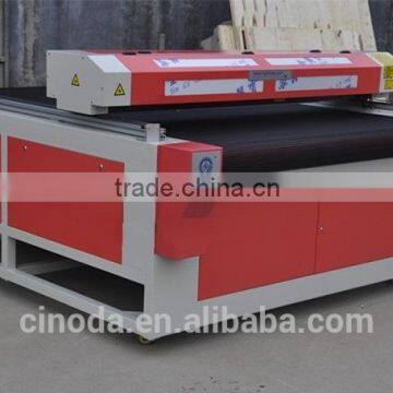Auto feeding cloth textile abric laser cutting machine with double heat
