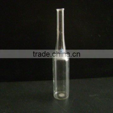 GMP and ISO standard, indian standard USP type1 OPC with blue point 15ml amber glass ampoule