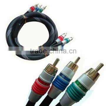 Suply 3RCA -3RCA Cable 3.5 stereo Cable/AV Cable make from shenzhen