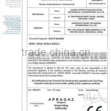 Boots washer CE