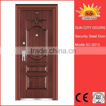 SC-S013 wholesale China import entrance steel door,stainless steel glass door