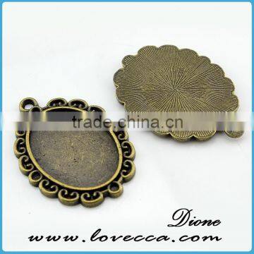 charming antique brass vintage style oval setting for sale