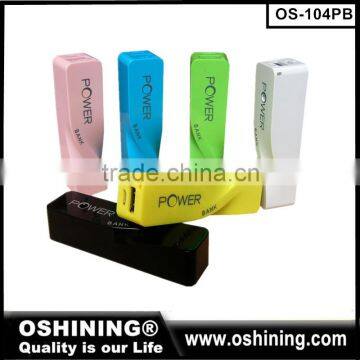 Wholesale factory price perfume keychain mobile power bank perfume portable universal power bank 2600mah(OS-104PB)