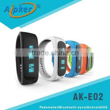 IP57 waterproof sport bracelet for IOS/Android