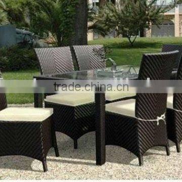 PE Rattan Outdoor Table and Chair Set