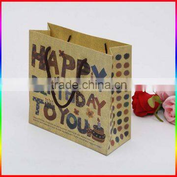 birthday gifts paper bag, fashion paper bag packaging for gifts