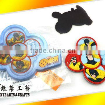 Custom PVC Circle fridge magnet; Soft Rubber from factory