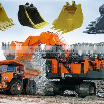 EX300LC-5 Excavator Buckets, Customized Hitachi EX300 Excavator 1.4M3 Buckets Compatible with Harsh Condition