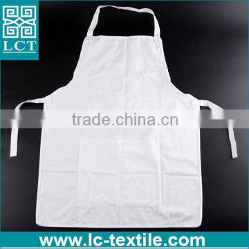 Eco Friendly 100% Cotton Plain Fabric White Child Apron for Kitchen photo-2