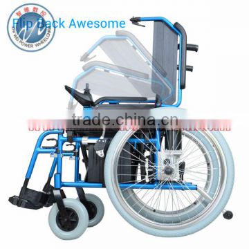 EW8703A Blue color Power motorised wheelchair electric power wheelchair