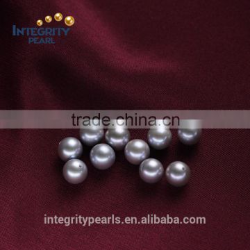 8-8.5mm AAA best quality unique grey color freshwater natural round pearl loose beads