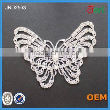 Hot Sale Cheap Crystal Applique for Wedding Rhinestone Applique photo-2
