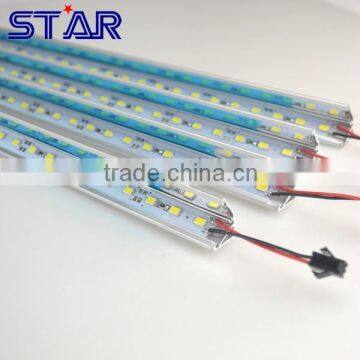 LED Bar 5730 300mm 12V Hard Rigid Strip LED Light 72/90 leds/m, Aluminium V-Shape Non-Waterproof Jewelry Counter LED Lamps
