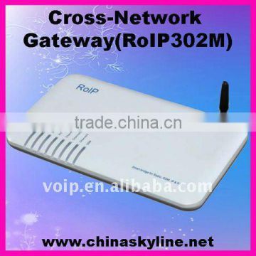 Radio-VoIP-GSM- RoIP 302M /Cross Network Gateway