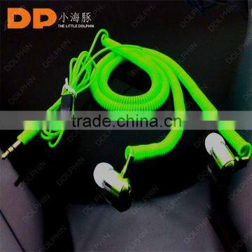 China Supplier Noise Cancelling Spring Extension Cable Metal Earbuds in Ear Earphone photo-5