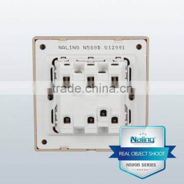 3 Gang 2 Way Home Wall Switch photo-3