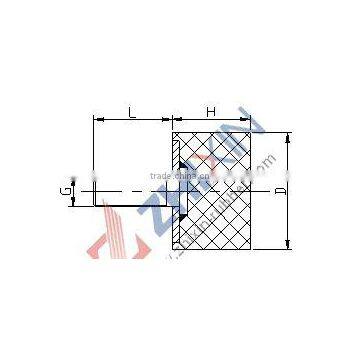 D type, anti vibration mount, rubber metal block, silent block, bushing, mount,gasket,machine feet,bell mounting,torque rod bush