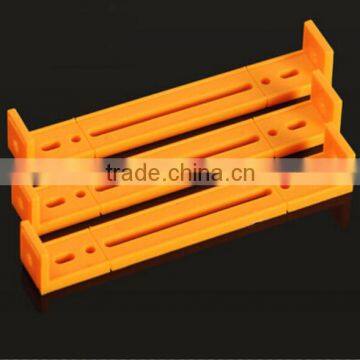 DIY circular hole plastic bar U type Connecting rod 1102, orange colour