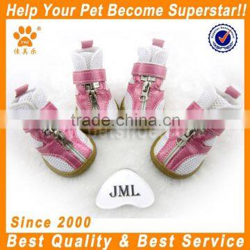 2014 JML Fashion Mesh,Rubber Sole and PU leather dog boots