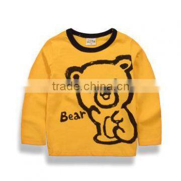 Baby Summer Fashion 2016 Kids Boys' Long Sleeves T-shirt Korea Children T-shirt Custom Led Shirts Mini Wear Baby Clothes