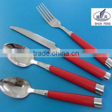 popular plastic handle cutlery