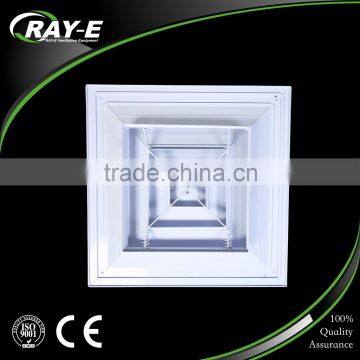 Aluminum 4 Way Supply Ceiling Square Air Conditioning Diffuser photo-4