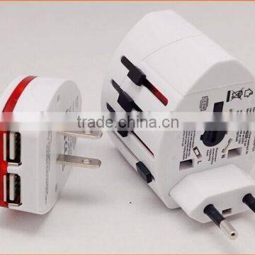 Travel Universal Adaptor multiple usb travel charger 2.1A high power multi usb charger