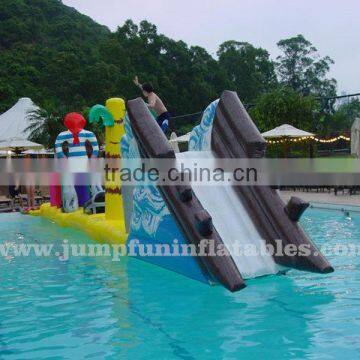 New Style Inflatable Water Obstacle Course for Pool adults floating obstacle challenge
