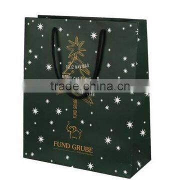 factory price stand up Christmas Customized Paper Gift Bag