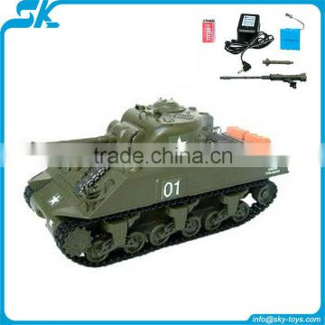 3841-1 2012 Newest and hottest RC Tank-USA R/C M4A3 SHERMAN remote control truck