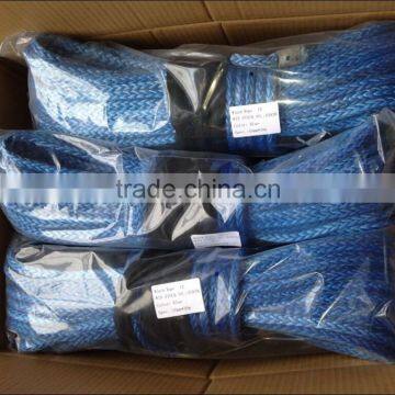 8mm x 30meters Grey Color Synthetic Winch Rope With Hook & Hawse Fairlead photo-2