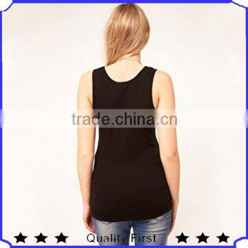 Wholesale Fashion Design Women Summer Back Long Maternity Exclusive Vest in Soft Touch Fabric Shkz 157