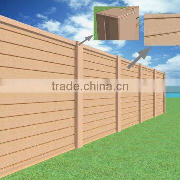 Cheap price bamboo plastic composite WPC exterior yard fencing