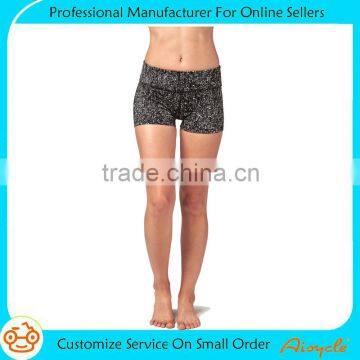 Girls summer compression custom running yoga gym shorts