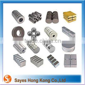 Manufacturing round square bar shapes permanent ndfeb magnet for industry