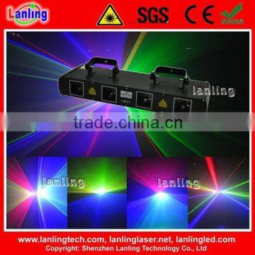 RYGB Four Lens laser light for stage decoration