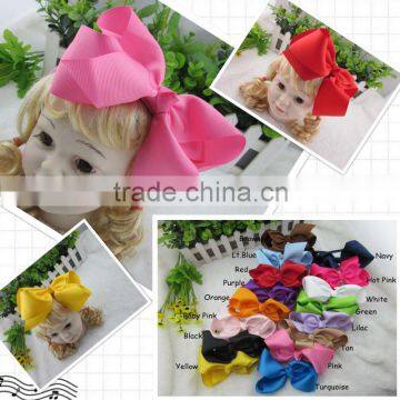 6inch Big Bow with Satin Covered Girls Hair Band Baby Headband Kids Hairbands Baby Hair Accessories