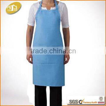 Polyester and Cotton Blue long slaughter Butcher Bib Apron