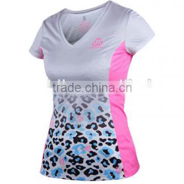 Summer women Running shirt ,Quick Dry Air-pass Running sports Wear