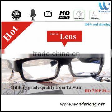 2016 new arrival Video HD 720P 30fps satety glasses without camera hole hidden spy camera glasses hidden camera glasses