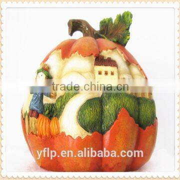 Wholesale New Design Resin Harvest Artificial Pumpkin Craft