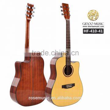 41 inch plywood Rosewood Fingerboard acoustic guitar Hawthorn Fruit(HF-410-41) hot sales