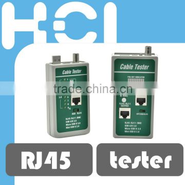 Taiwan Manufacturer RJ45 RJ11 BNC USB 3.0 4in1 Lan Cable Tester