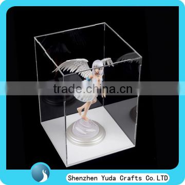 transparent acrylic model display box perspex toy stand