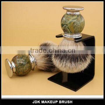 Genuine Silvertip Badger Hair Shaving Brush Men Gift Stainless Steel Handle photo-2
