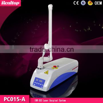 High quality 15w portable CO2 Surgical Laser /Scar Delete Laser Equipment/co2 surgical laser/ clinical medical laser price