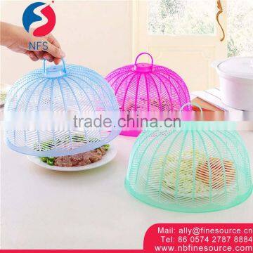 Hot Selling Summer Kitchen Tool Household Mesh Fruit Food Plastic Cover