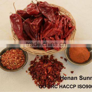 With ISO9001 HACCP OU BRC Dry Red Chillies